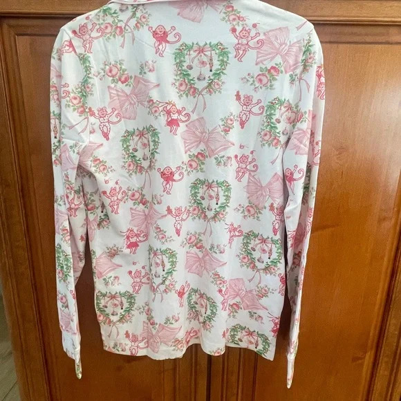 Loveshack Fancy Roller Rabbit  Women’s Christmas Pajama Set - size S - Picture 11 of 11